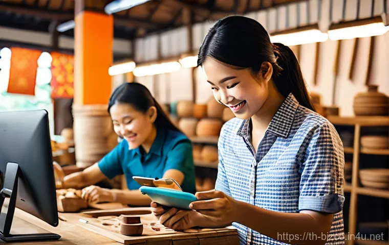 기업경영지도사와 비즈니스 컨설팅 트렌드 - **Prompt 1: AI-Powered Thai SME for Global Reach**
    "A vibrant, modern image of a bustling Thai a...