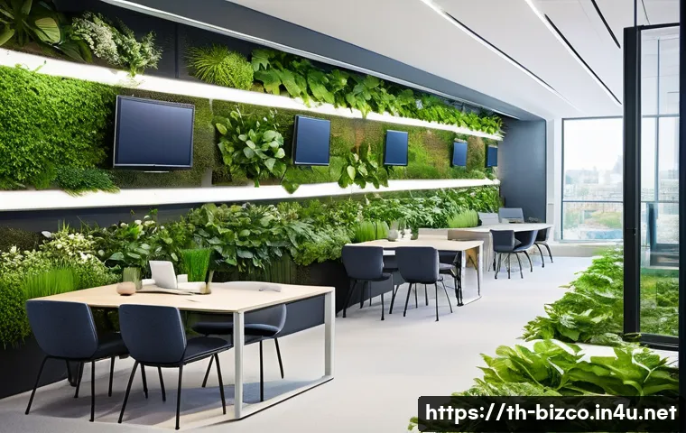 기업경영지도사로서의 사회적 책임 - **Prompt 1: Sustainable Innovation in a Modern Workspace**
    A bright, ultra-modern office interio...